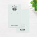 Search for earring card template display cards Social media