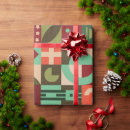 Search for retro christmas gift wrap Paper