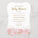 Search for elegant baby girl shower invitations Peony
