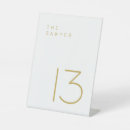 Search for 13 gold table cards Simple
