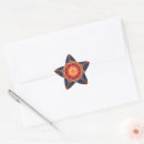Search for psychedelic star stickers Design