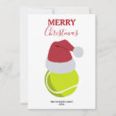 Search for tennis christmas cards Xmas