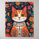 Search for cat folk art Whimsical