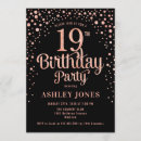 Search for girls 19th birthday invitations For her