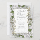 Search for silver bridal shower invitations Modern