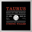 Search for taurus sign posters Astrological