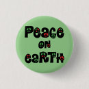 Search for peace christmas badges Red