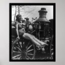 Search for fire engine art Vintage