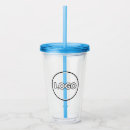 Search for straw cup tumblers With company logo