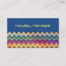 Search for zigzag pattern business cards Striped