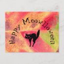 Search for vintage halloween cat postcards Creepy