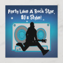 Search for 80s rock invitations Party