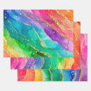 Search for rainbow glitter wrapping paper Blue