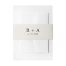 Search for invitation belly bands Solid colour