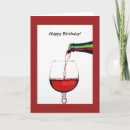 Search for red wine birthday cards Bottle