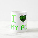 Search for computer geek mugs Heart