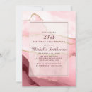 Search for marble 21st birthday invitations Gold