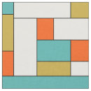 Search for turquoise and gold fabric Geometric