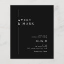 Search for budget wedding invitations Minimalist