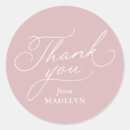 Search for baby shower classic stickers Thank you