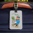 Search for kids show luggage tags Oscar the grouch