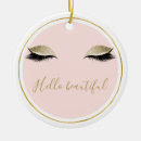 Search for eyelash christmas tree decorations Pink