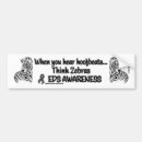 Search for zebra bumper stickers Awareness