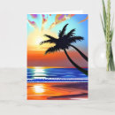 Search for beach blank cards Sunset