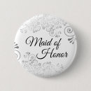 Search for black white silver badges For her