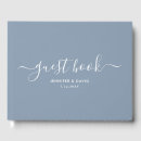 Search for dusty blue guest books Calligraphy