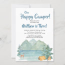 Search for kids at camp invitations Happy camper