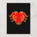 Search for goth valentine postcards Red