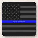 Search for thin blue line coasters Us flag