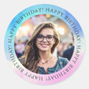 Search for happy birthday envelope seals Pastel