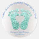 Search for blue baby feet stickers Glitter