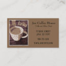 Search for java business cards Coffee