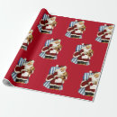 Search for teddy bear christmas wrapping paper Vintage
