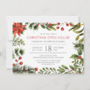Search for floral open house invitations Festive