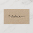 Search for handmade craft business cards Kraft paper
