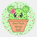 Search for kawaii cactus stickers Cute