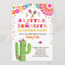 Search for fiesta baby girl shower invitations Cactus