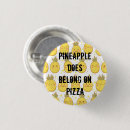 Search for cute pizza badges Pineapple