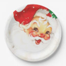 Search for vintage santa plates Traditional
