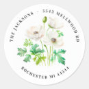 Search for beautiful flower return address labels Modern