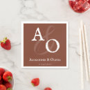 Search for sunset napkins Initials