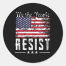 Search for round american flag stickers Presidential satire