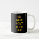 Search for keep calm drinkware Black