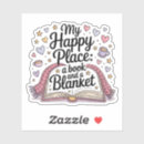 Search for my happy place stickers Reading
