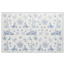 Search for blue toile fabric French