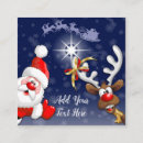 Search for santa business cards Cute